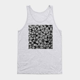 Aesthetic Lineart Flowers Tank Top